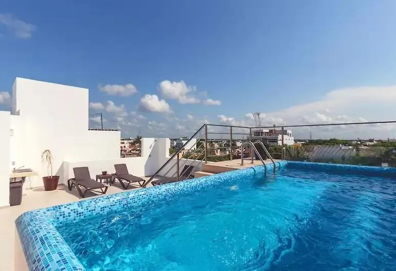 Piscina En La Cima Lujoso Apartamento En Playa Del Carmen 0*,  Mexico