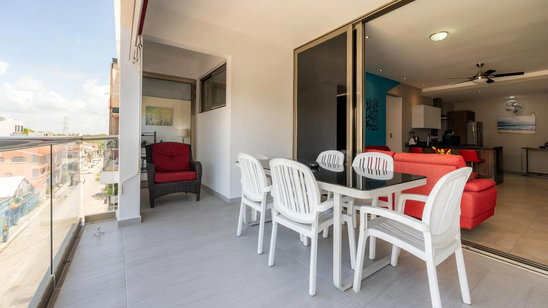 Piscina En La Cima Lujoso Apartamento En Playa Del Carmen